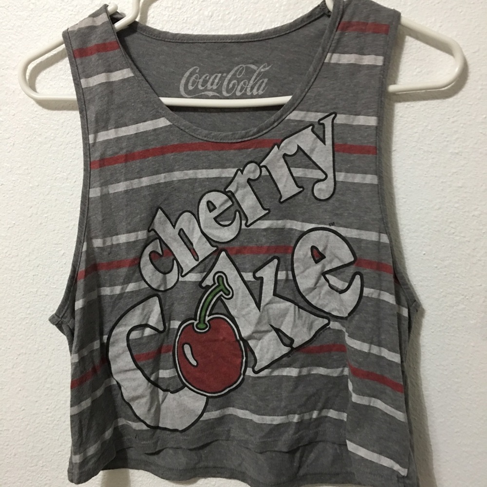 Coca Cola cropped tank top